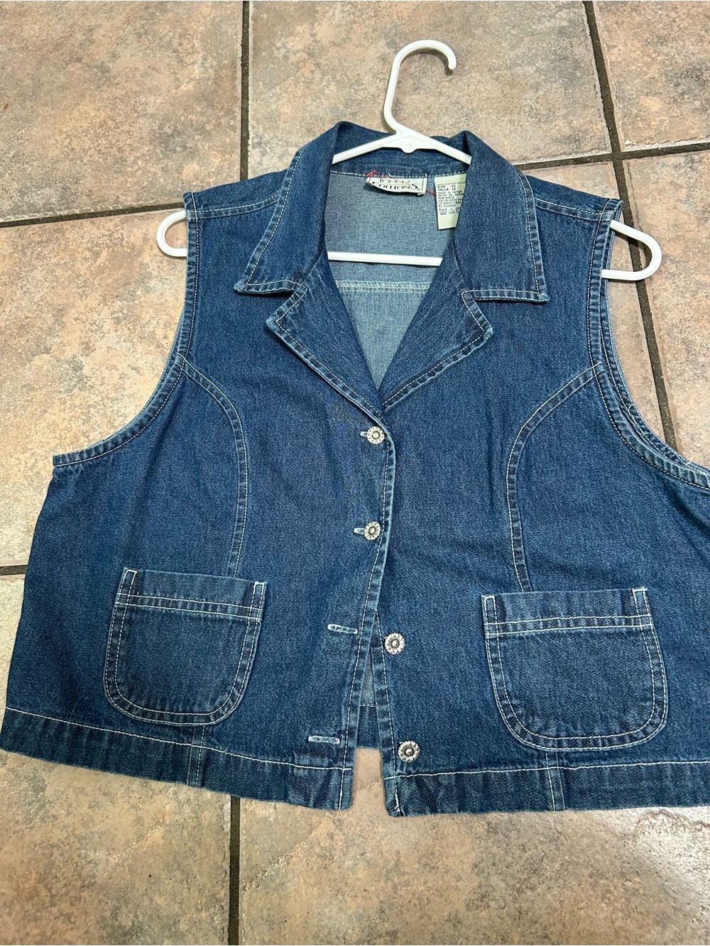Basic Editions Blue Denim Shirt Jacket vintage